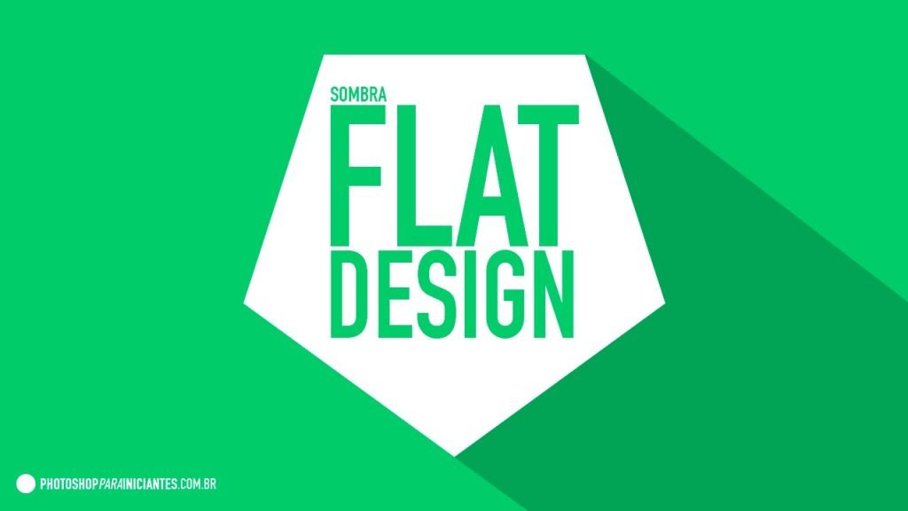 Flat Design - Sombra Flat no Photoshop