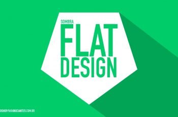 Flat Design – Quais as Melhores Cores, Fontes e como Fazer a Sombra no Photoshop
