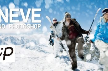 Vídeo tutorial ensinando como fazer o efeito de Neve no Photoshop